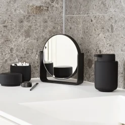 Bordspejl med 5 x forstørrelse, black