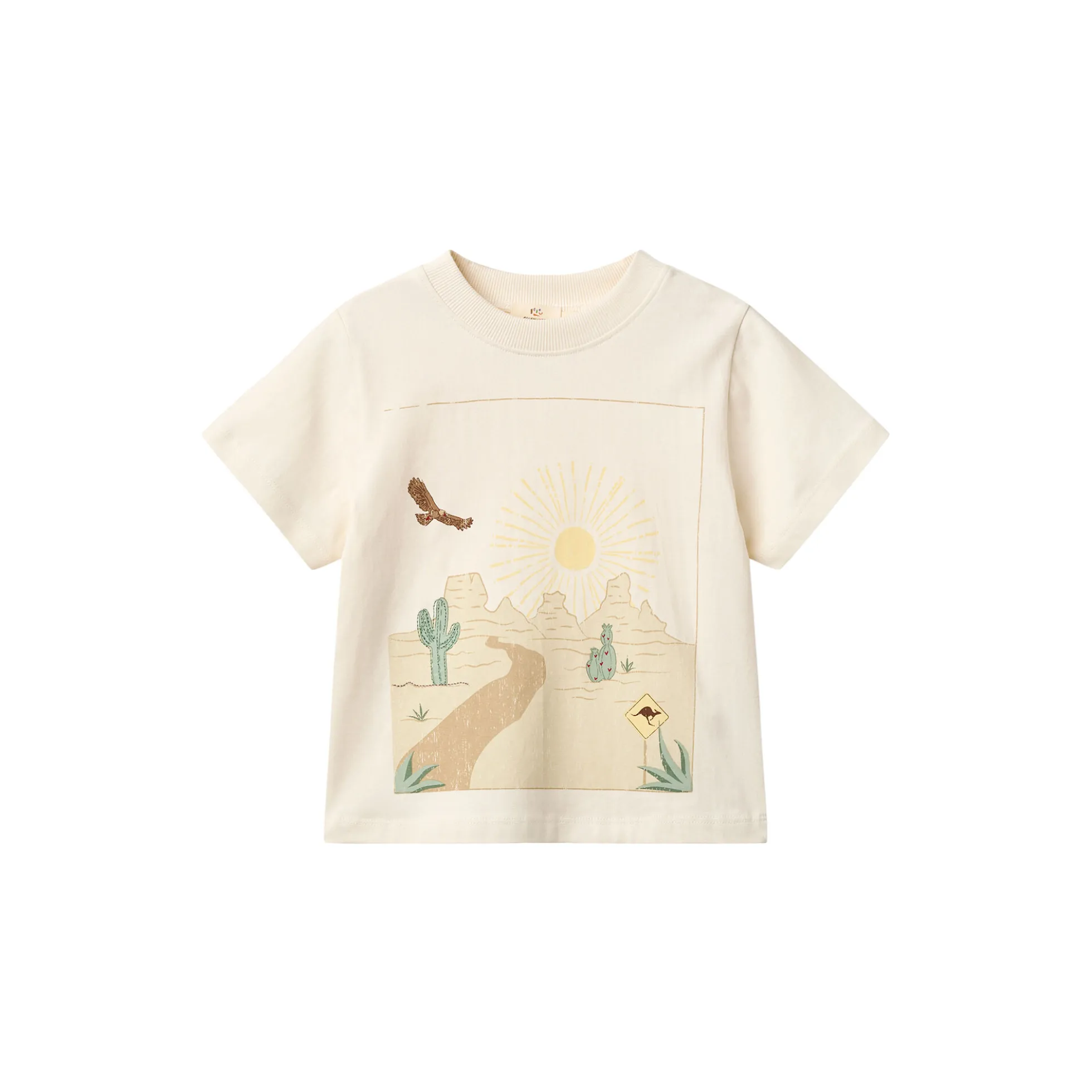 Boys SS Tee w. landscape Print