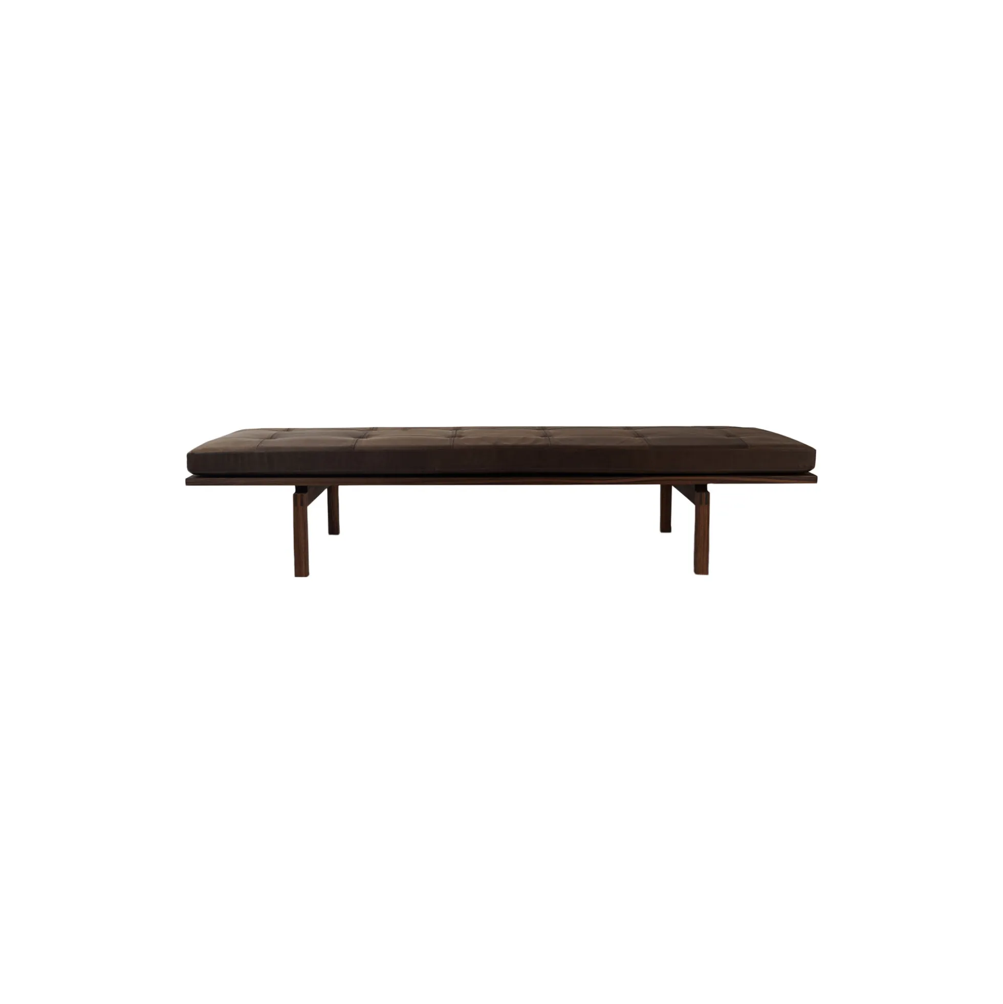 BPS115 Daybed, oiled walnut/dark brown 21001