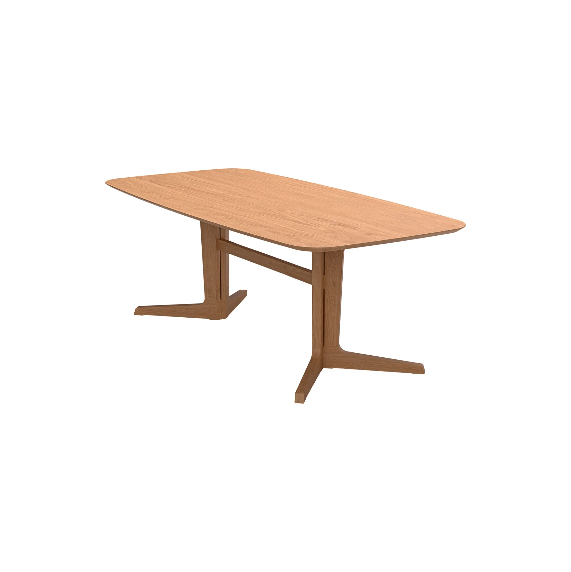 BPS201 Holmen Dining Table, oiled oak