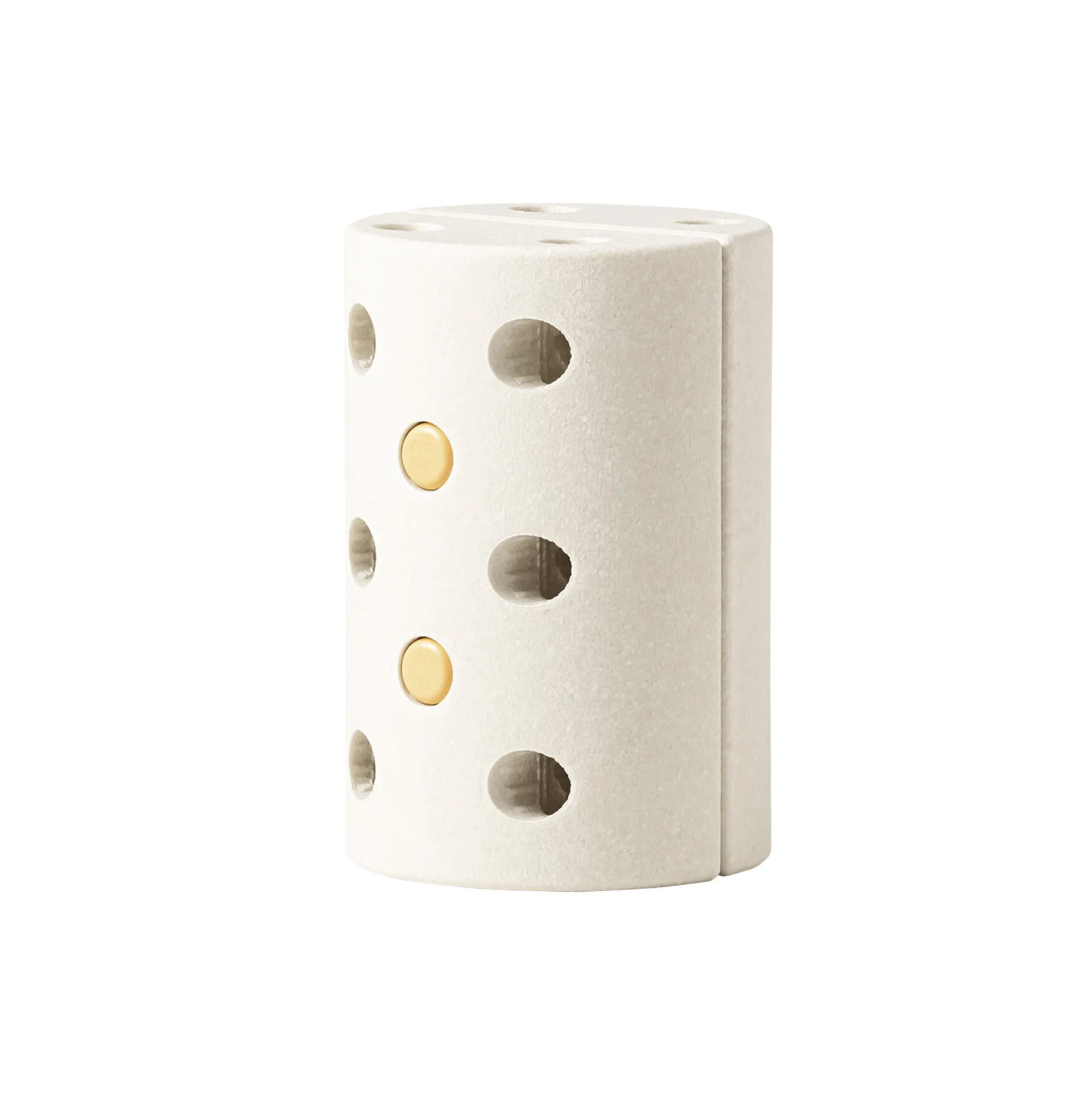 Børneskammel, sand grey/honey yellow
