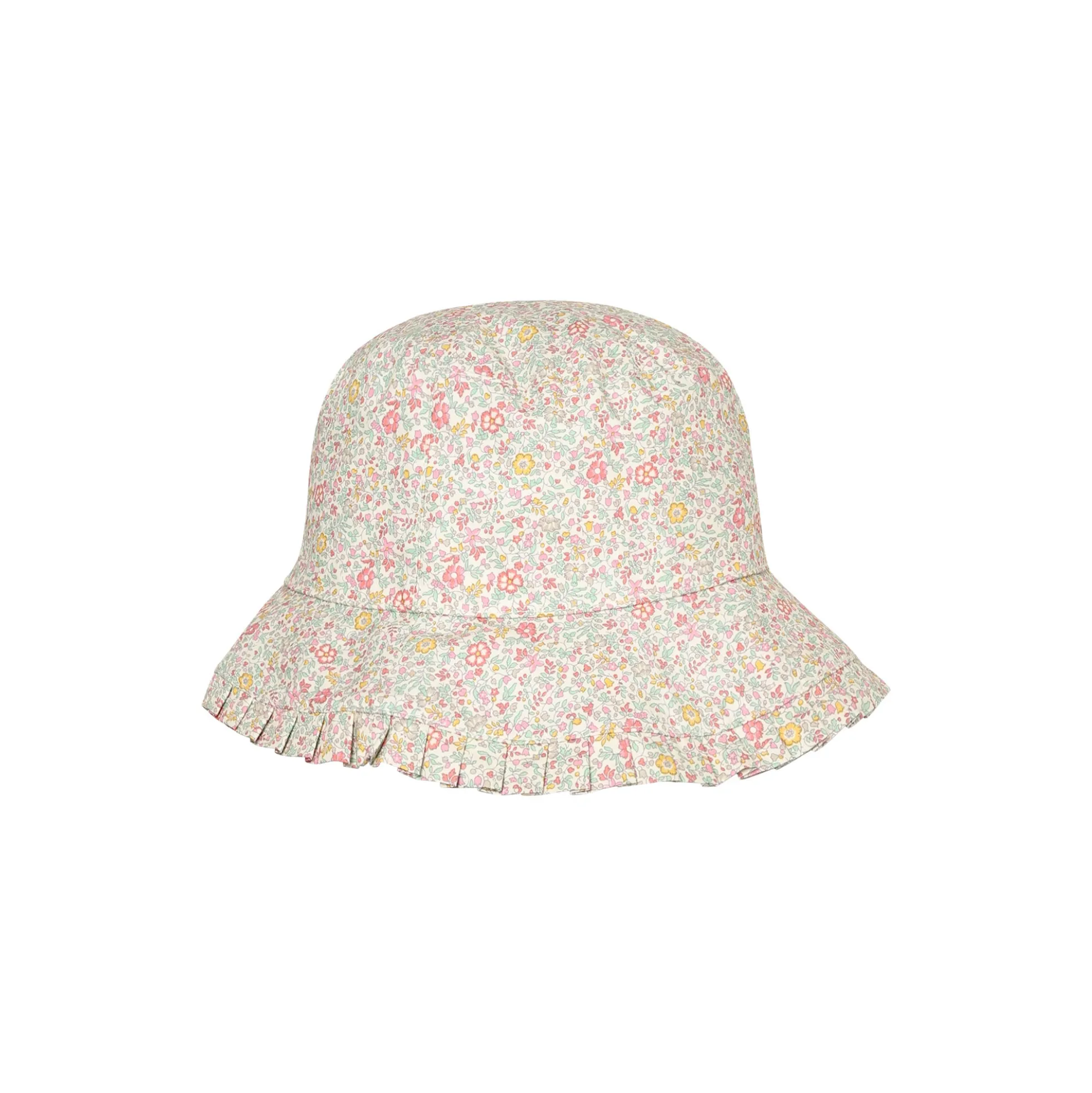 Bucket Hat in Liberty Fabric, double cream
