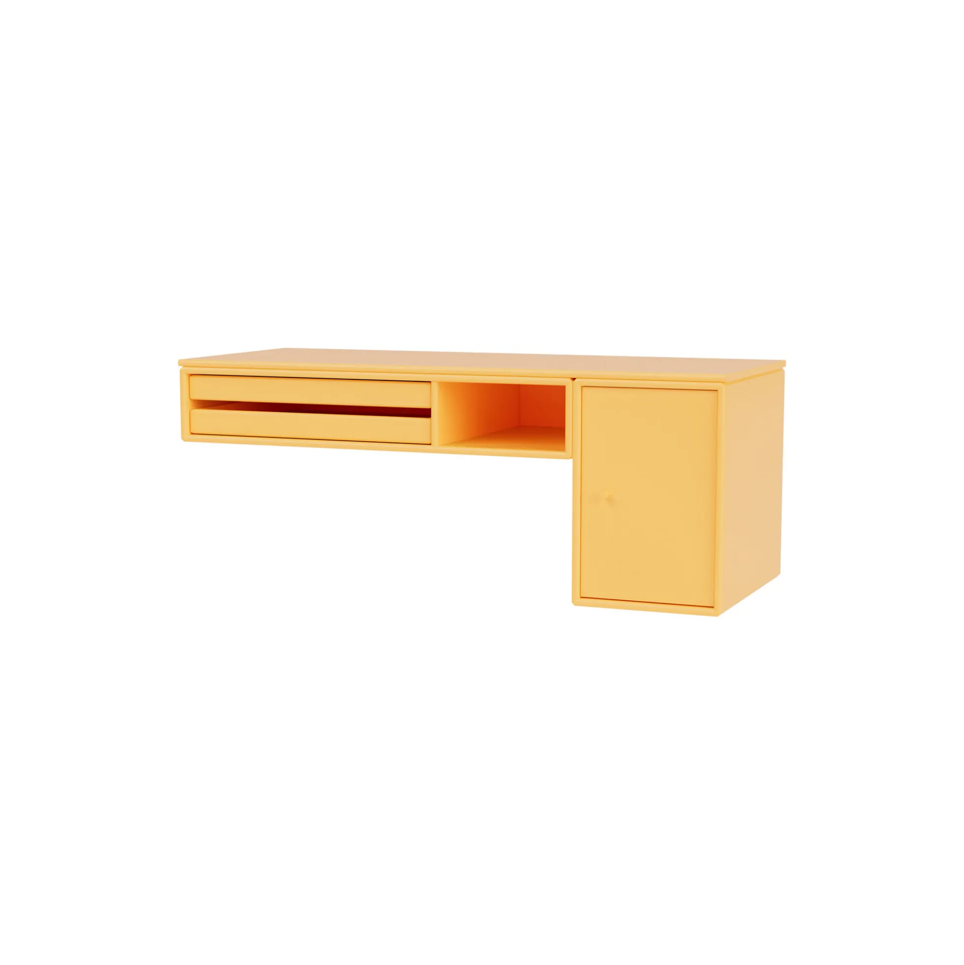 BUREAU skrivebord, 166 acacia