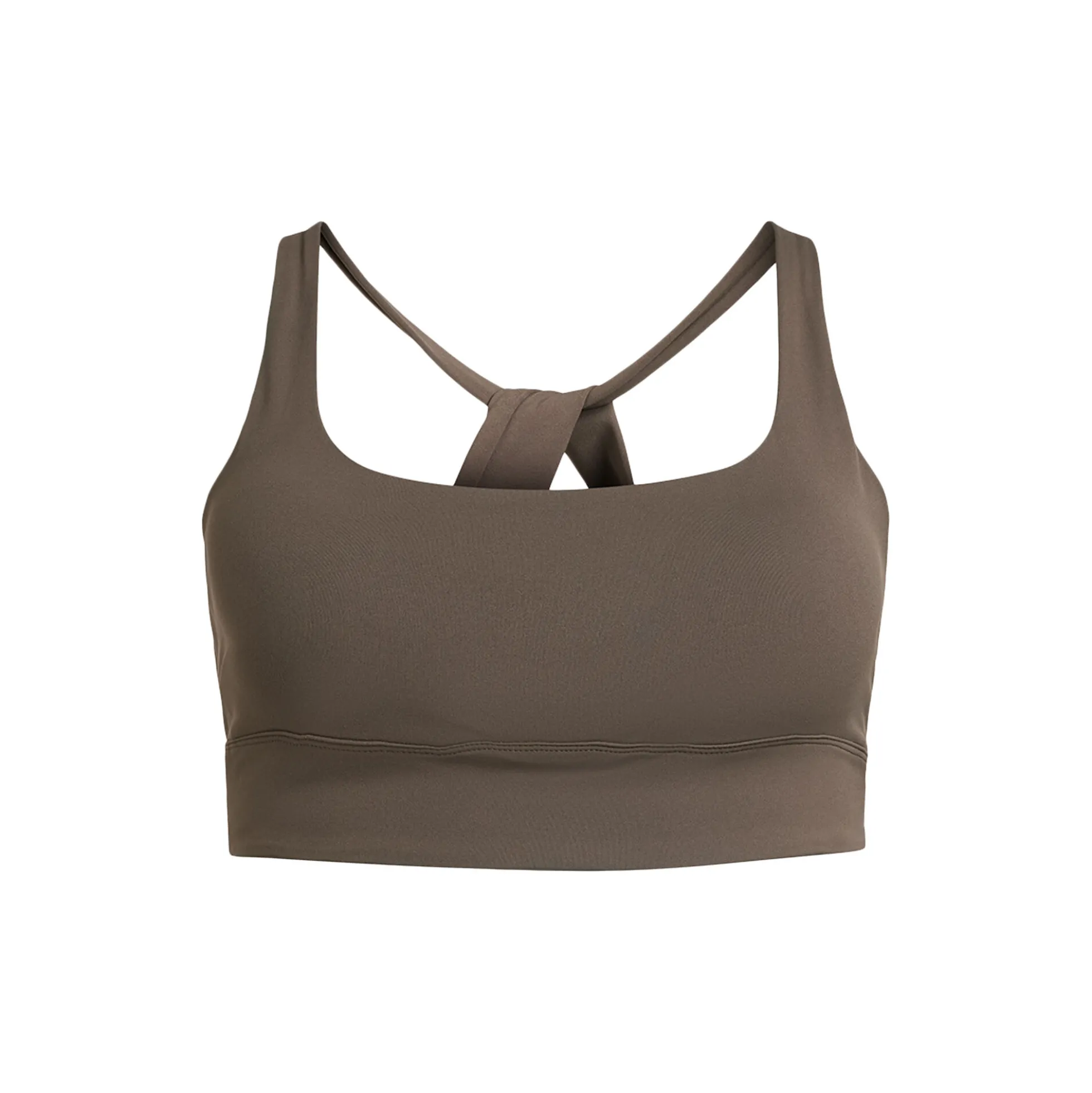 Butter Soft Sports Bra Seinna, dark brown