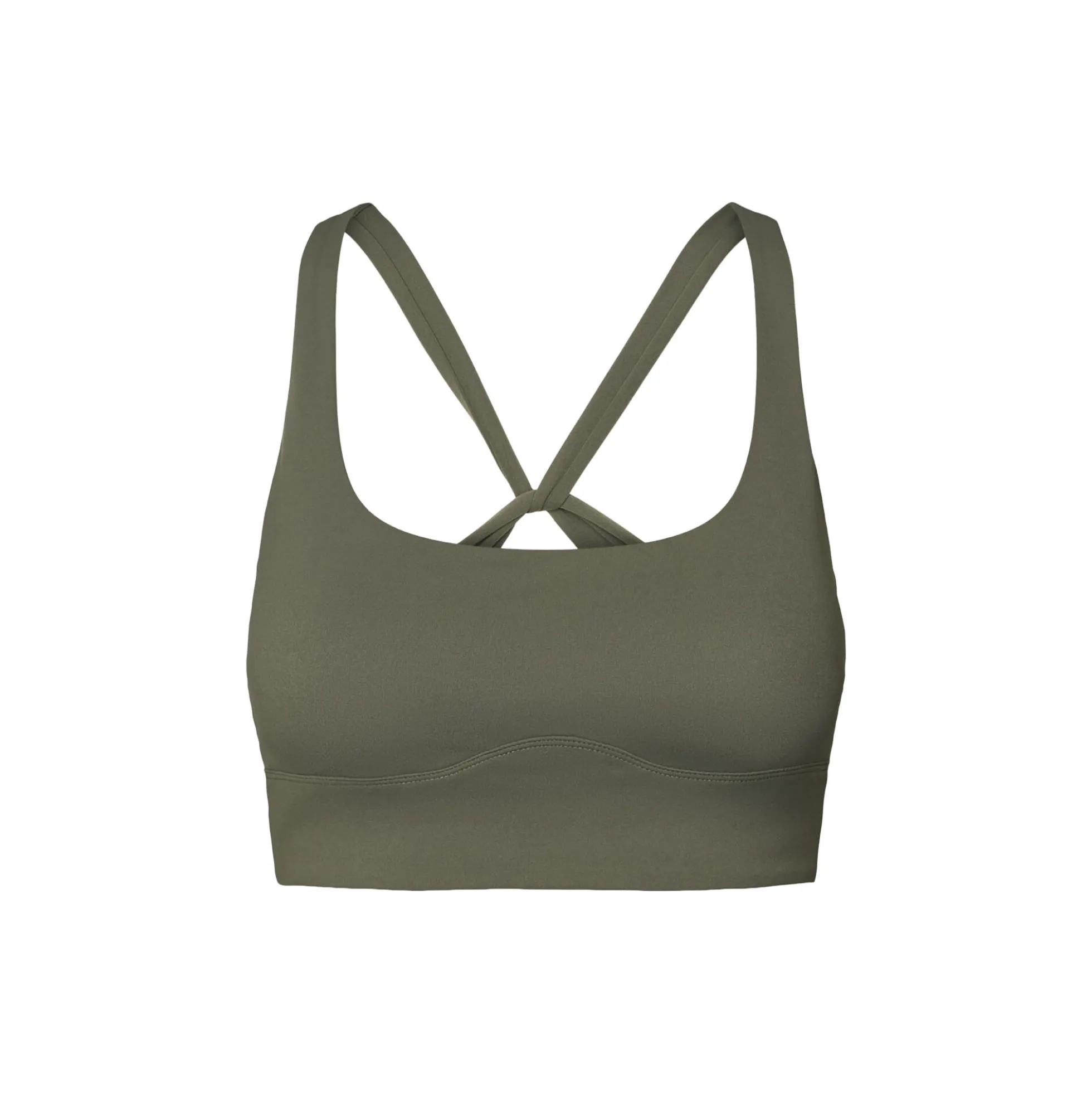 Butter Soft Sports Bra Seinna, charcoal olive