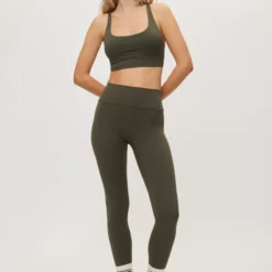 Butter Soft Tights All day, charcoal olive