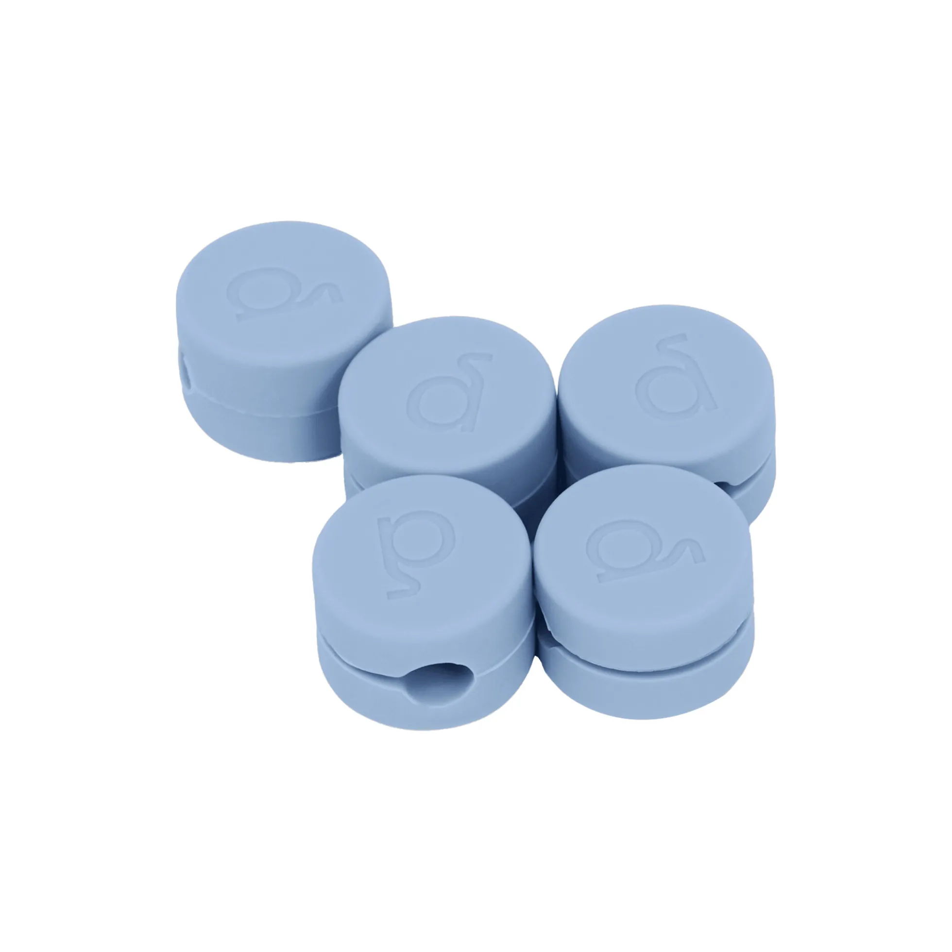Cable Clips, powder blue