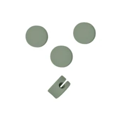 Cable Dots, mossy green