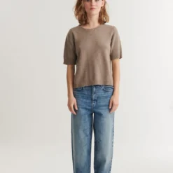 Cady SS O-neck, greige