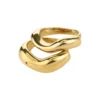 CALLAWAY ringe 2-i-1 sæt, guldbelagt