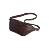 CamdenMBG Bum Bag Soft Vintage, chocolate brown w/br. gold