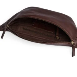 CamdenMBG Bum Bag Soft Vintage, chocolate brown w/br. gold