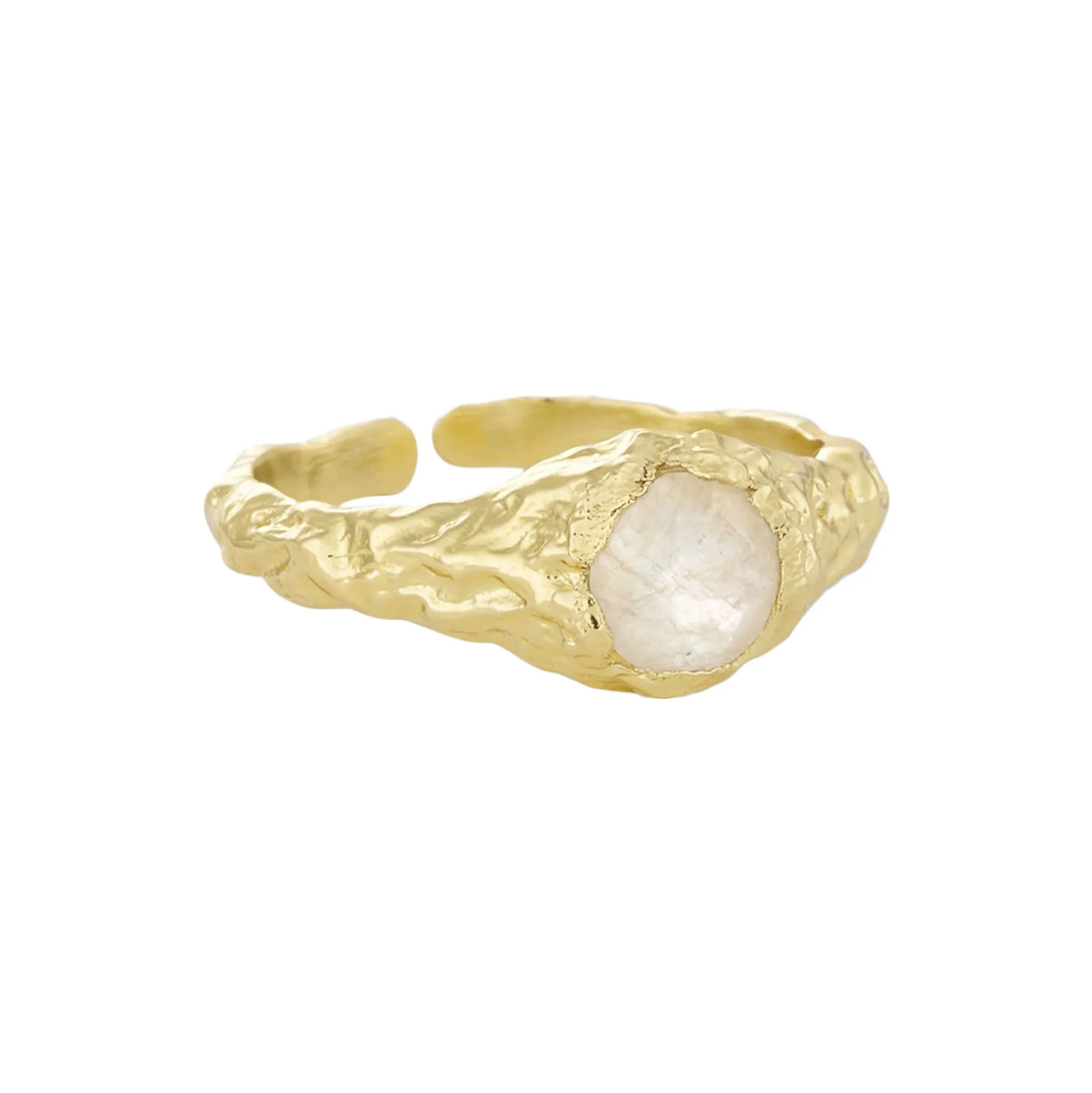 Cammi Ring, rainbow moonstone
