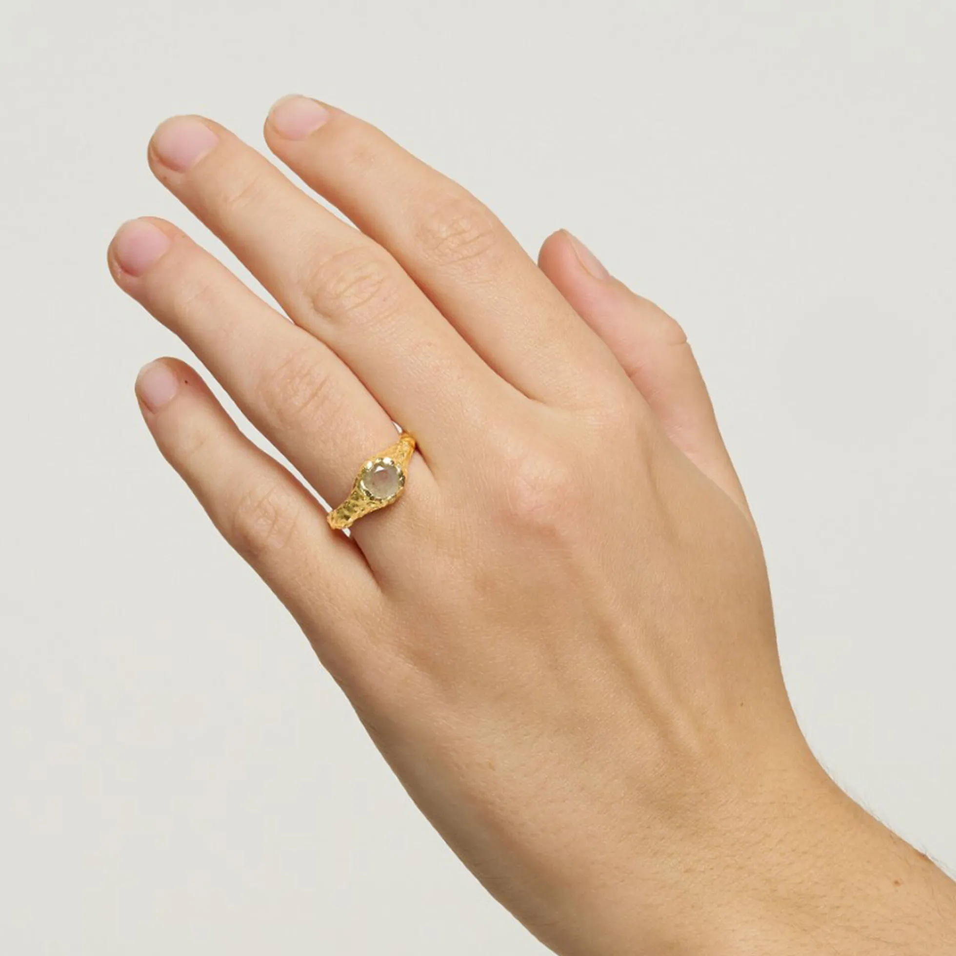 Cammi Ring, rainbow moonstone