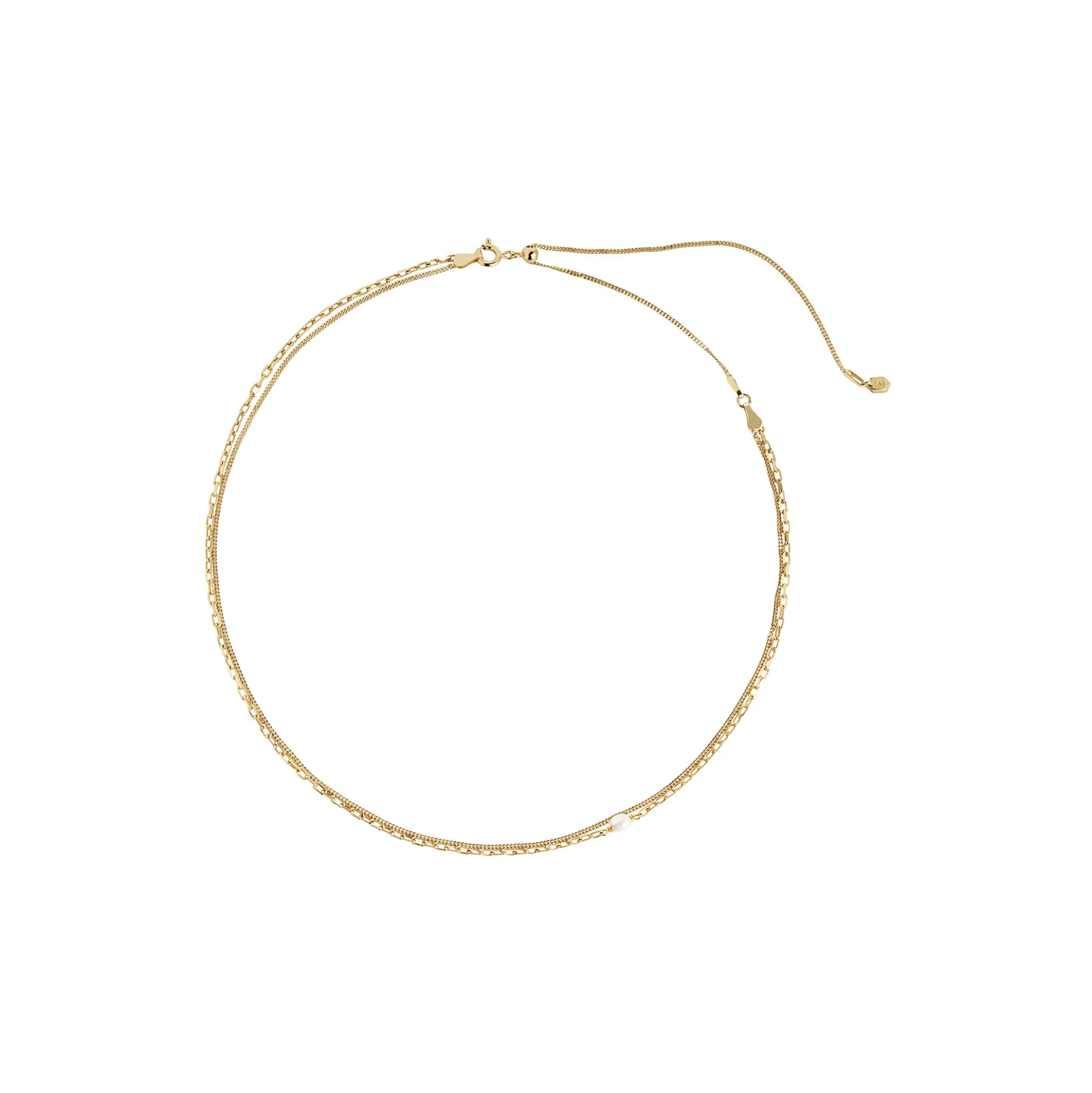 Cantare Necklace, guld