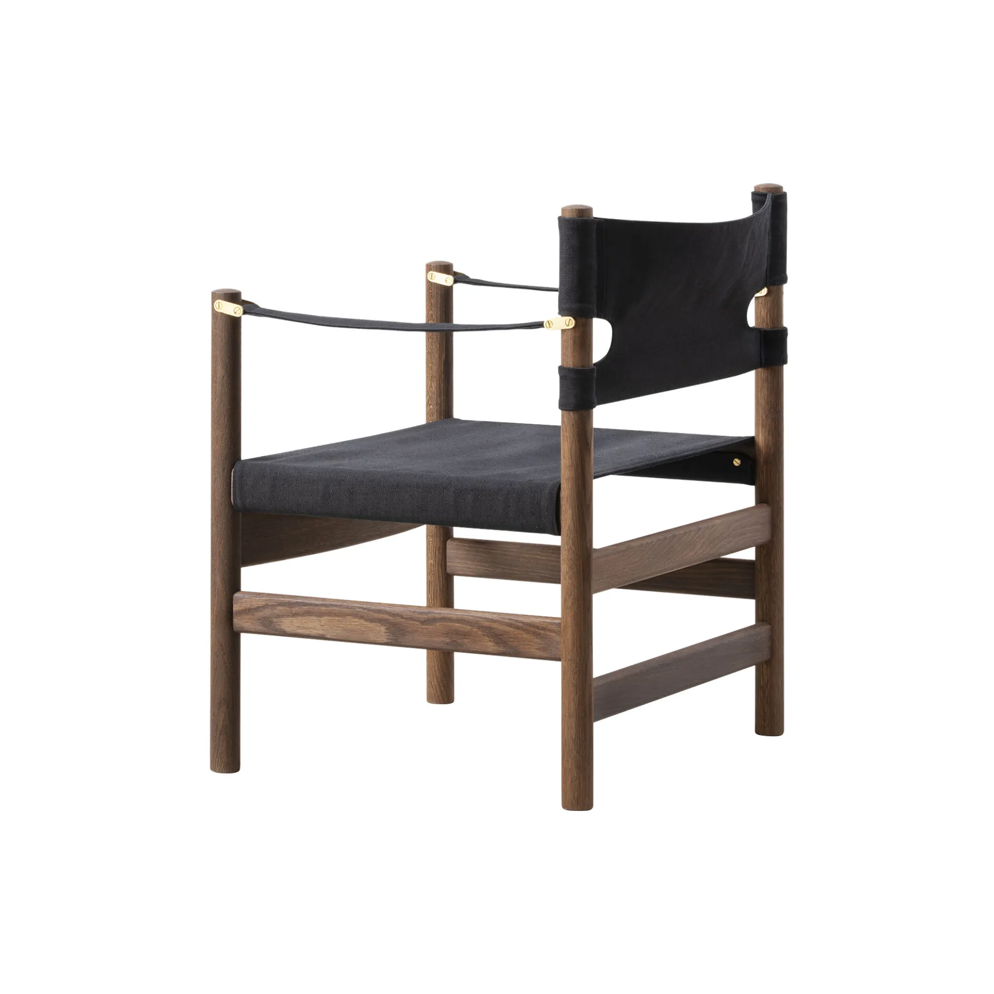 Canvas 21 Chair, olieret røget eg/sort canvas