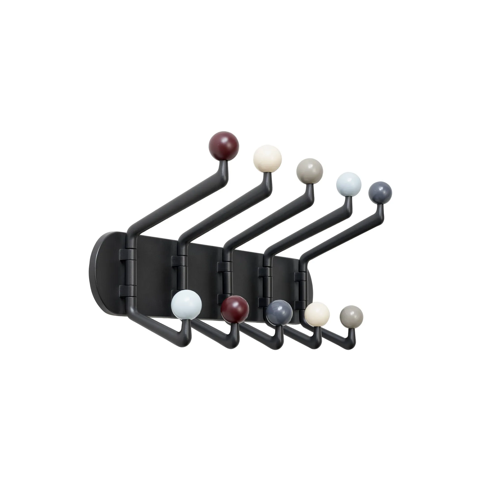 Capture SC76 10-armet knagerække, graphite/multi colour