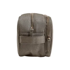 CareMBG Toiletry Bag Recycled, walnut w/gold