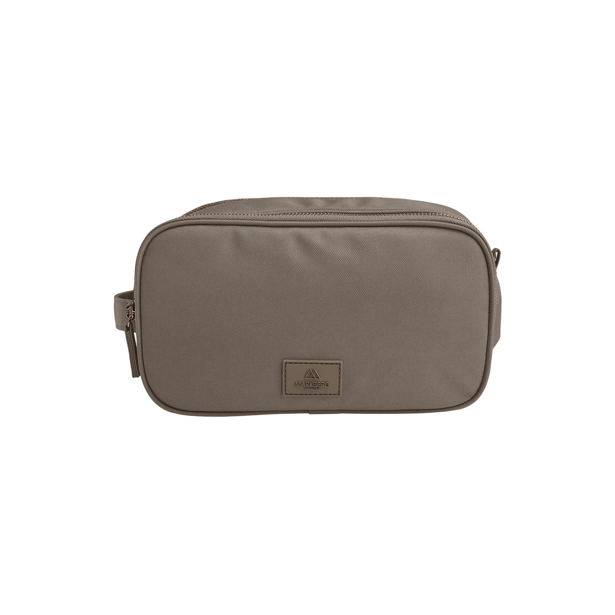 CareMBG Toiletry Bag Recycled, walnut w/gold