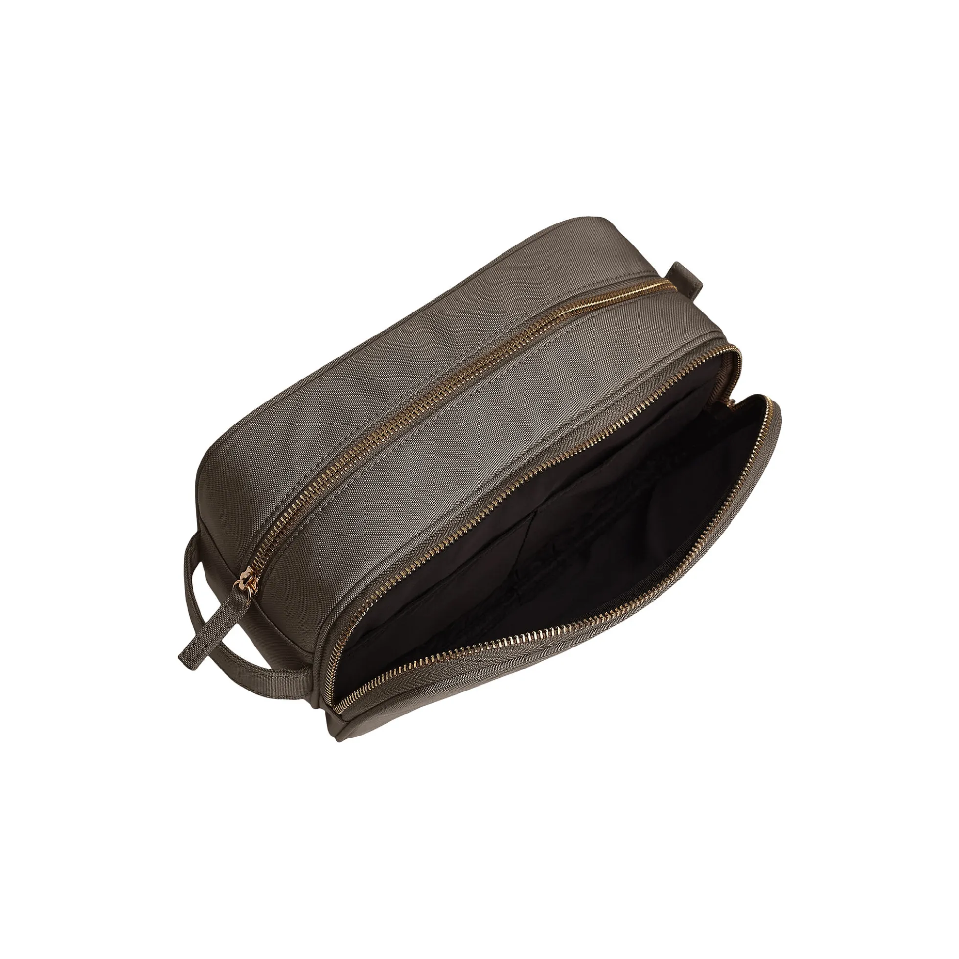 CareMBG Toiletry Bag Recycled, walnut w/gold