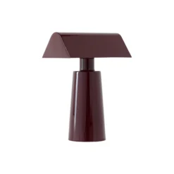 Caret MF1 Portable bordlampe, dark burgundy