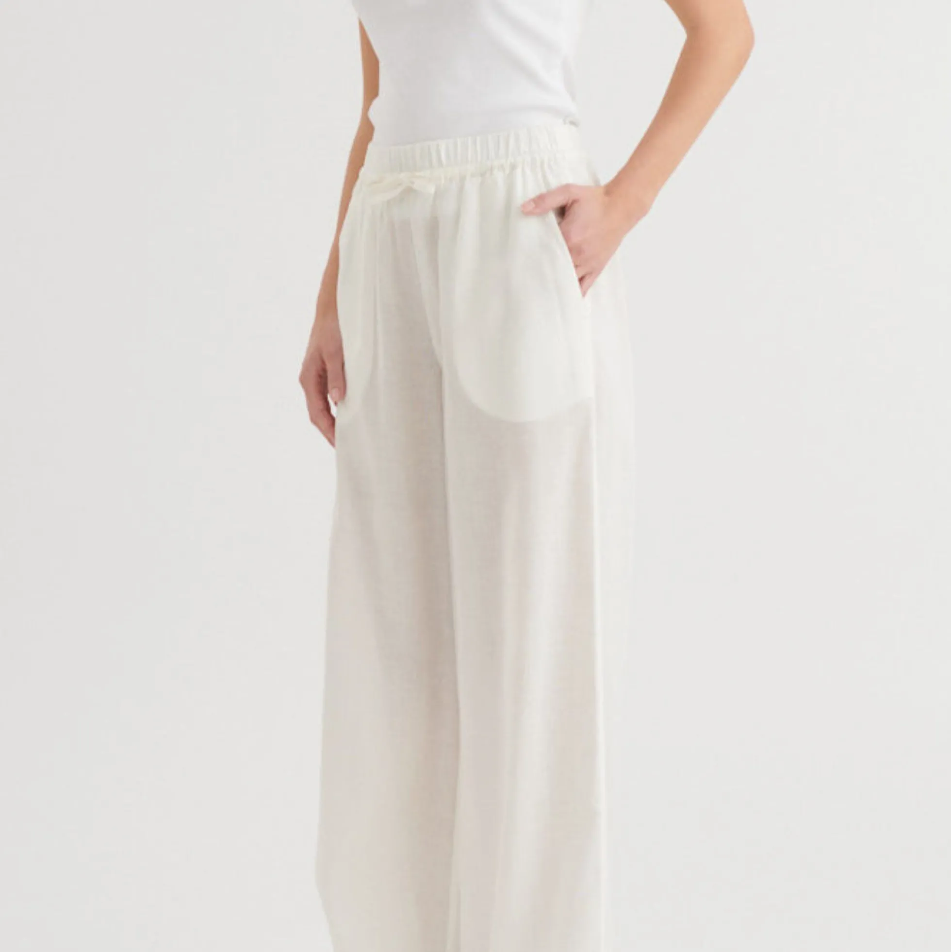 Carina Pants, bright white