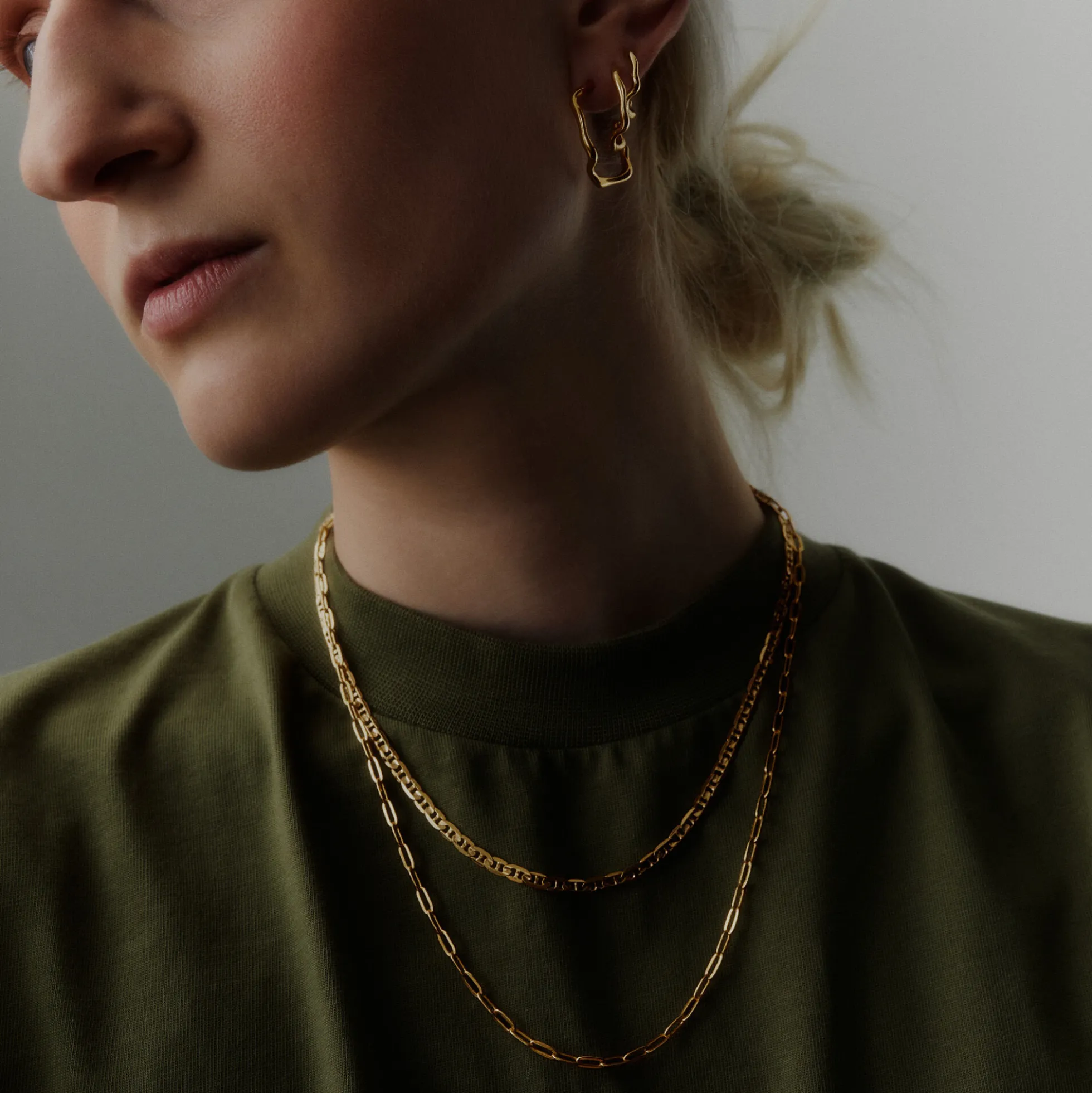 Carlo Necklace, gold