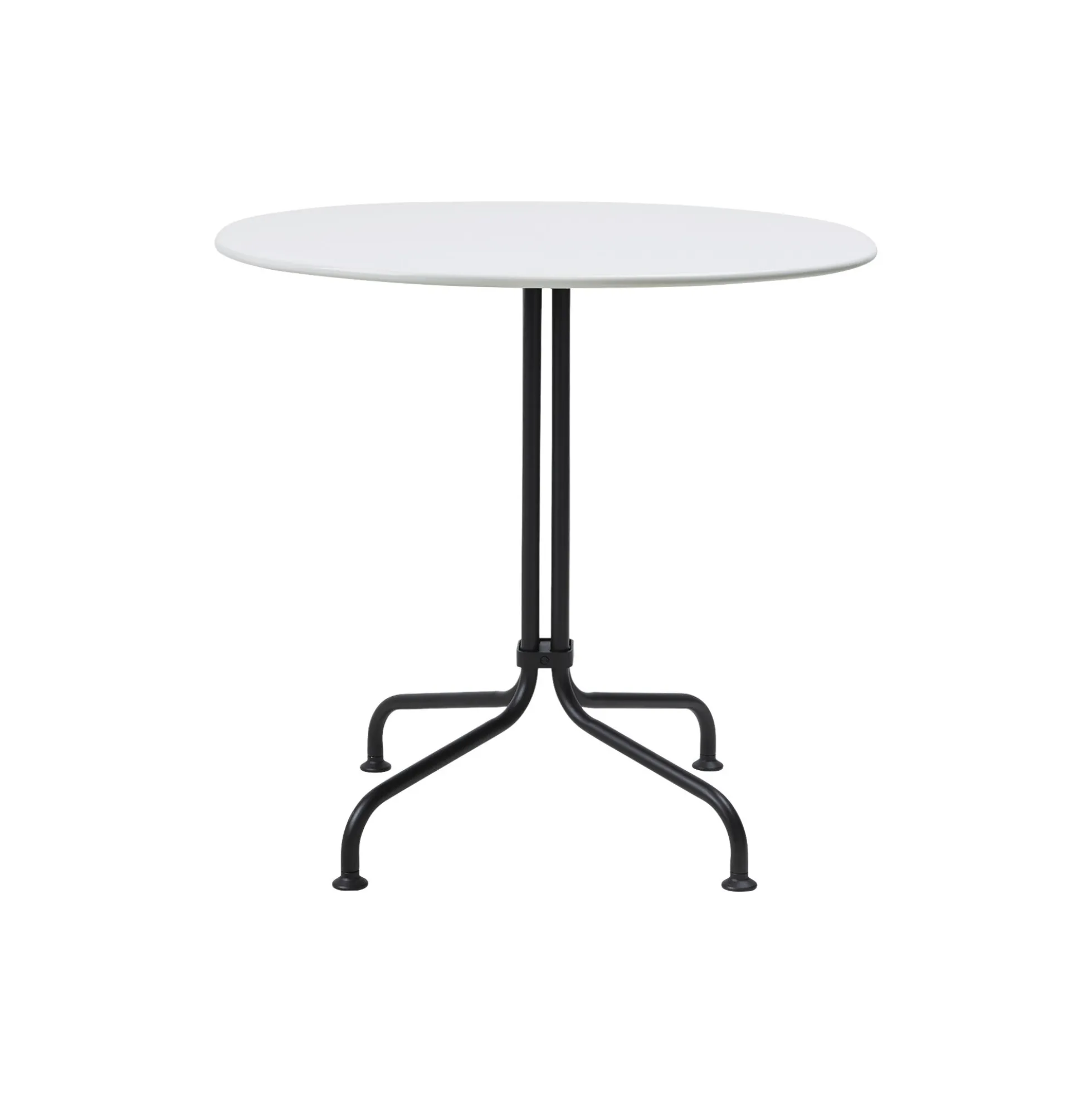 Carmel Bistro Outdoor Dining Table, matt clam white