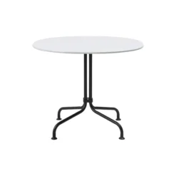 Carmel Bistro Outdoor Lounge Table, matt clam white
