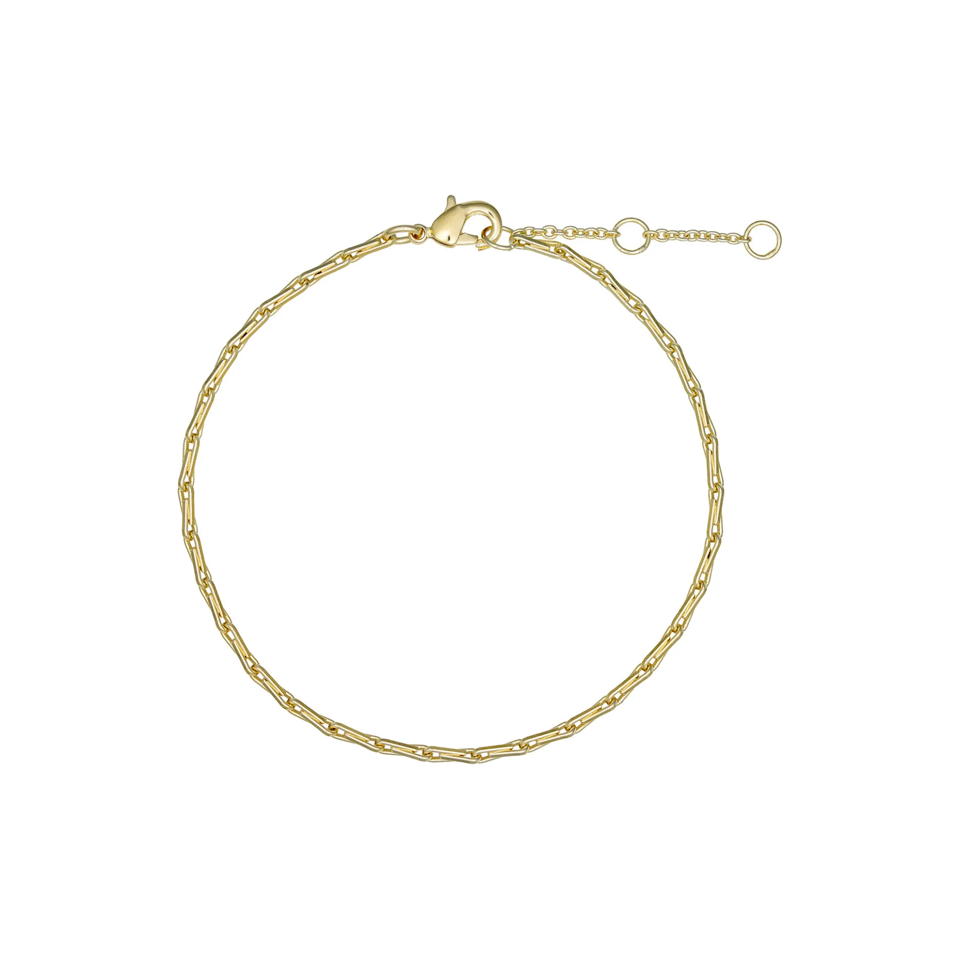 Carmen chain armbånd, guldbelagt