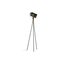 Carronade II gulvlampe, røget eg