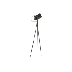 Carronade II gulvlampe, røget eg