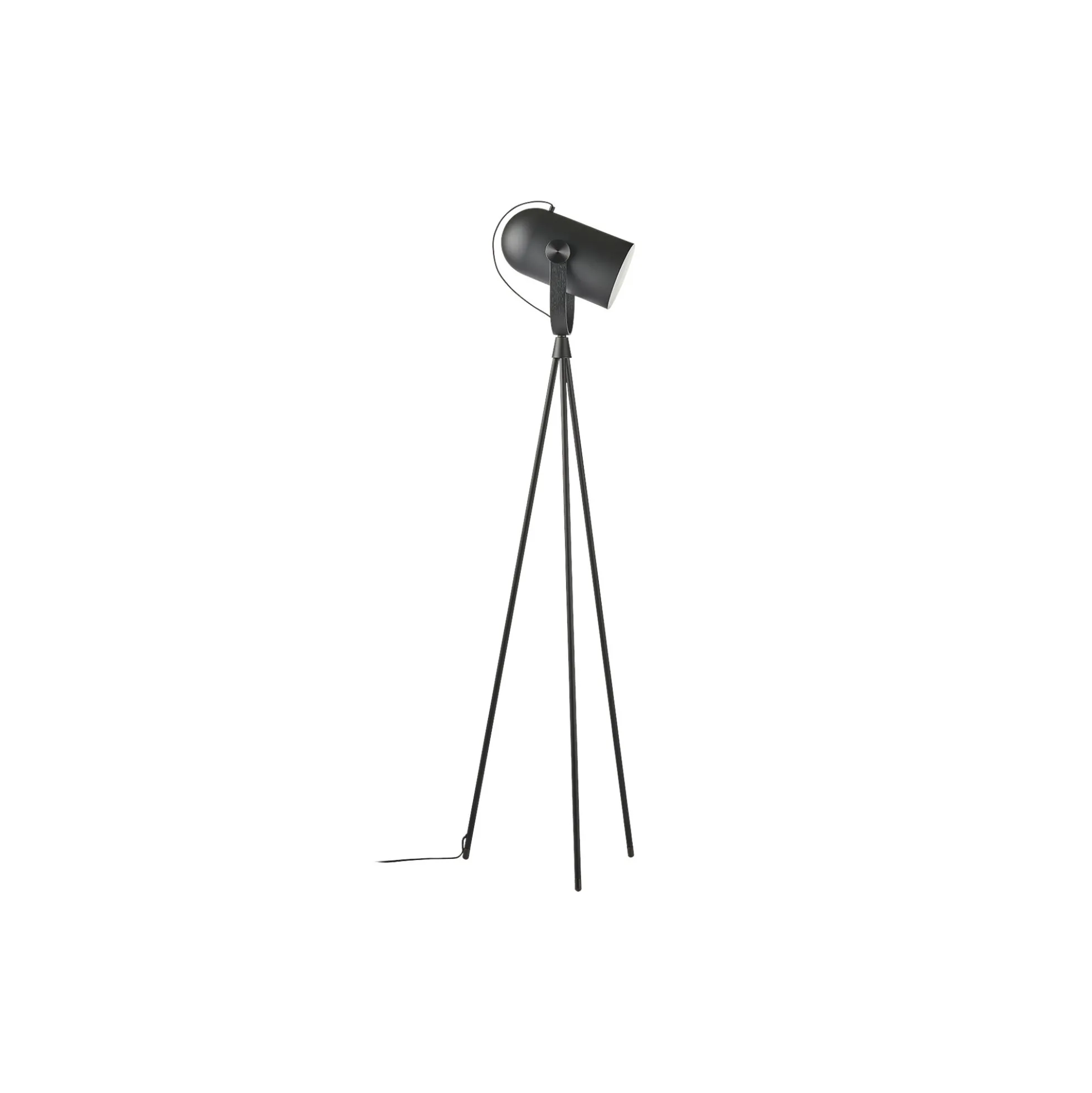 Carronade II gulvlampe, sort eg