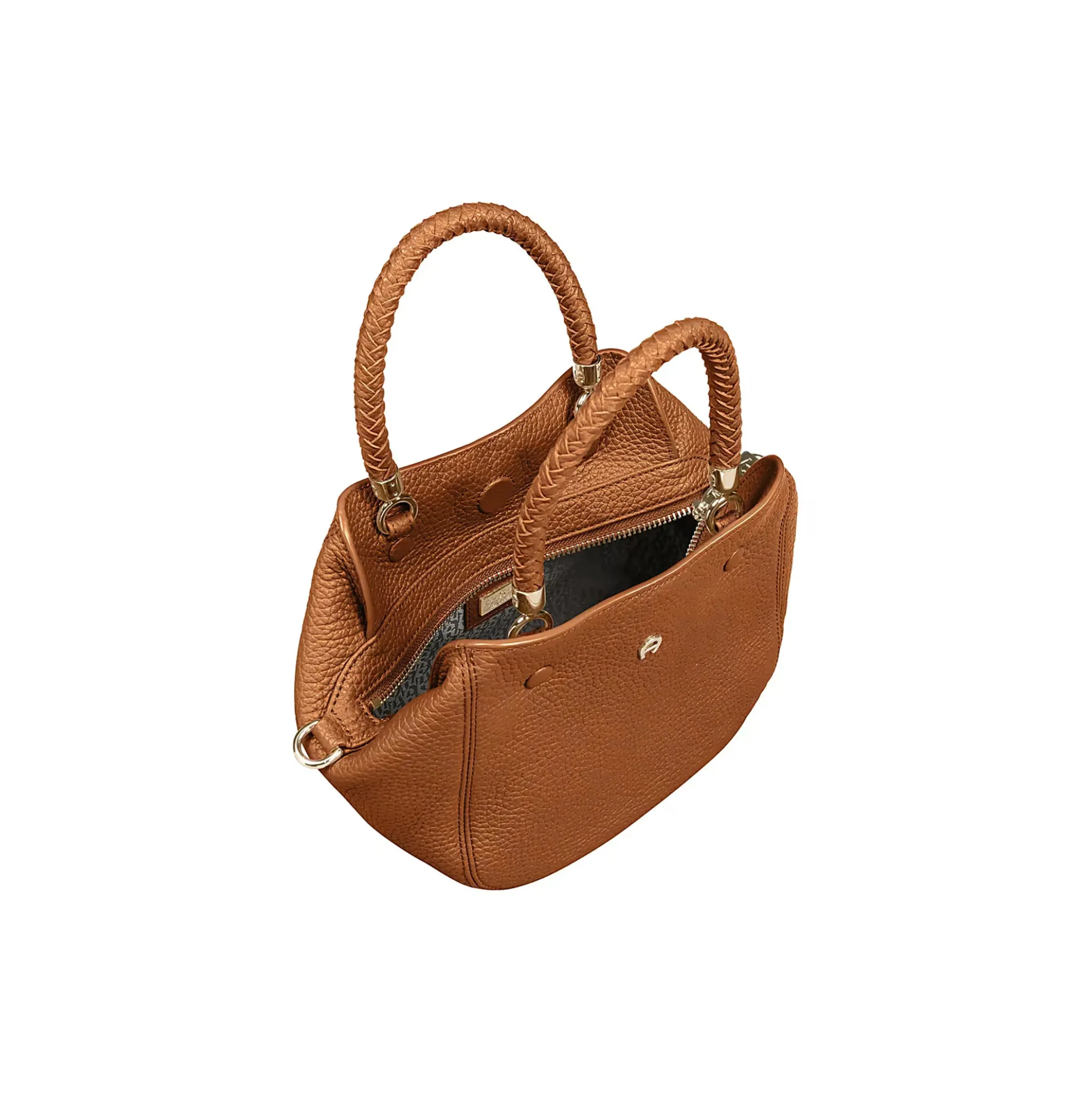 Carré Soft Handbag S, cognac brown