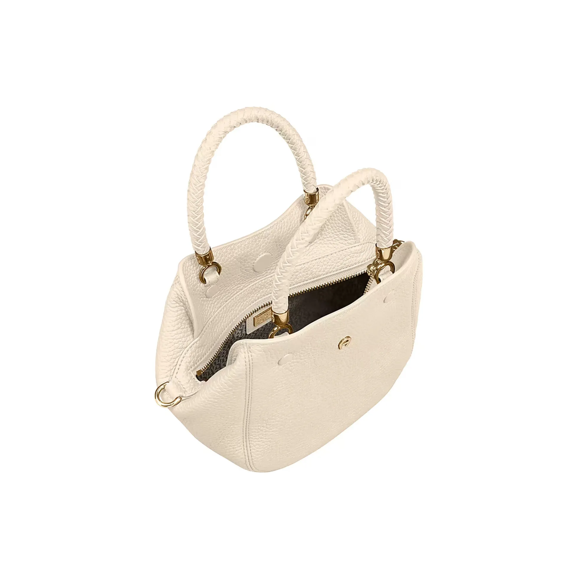 Carré Soft Handbag S, macadamia white