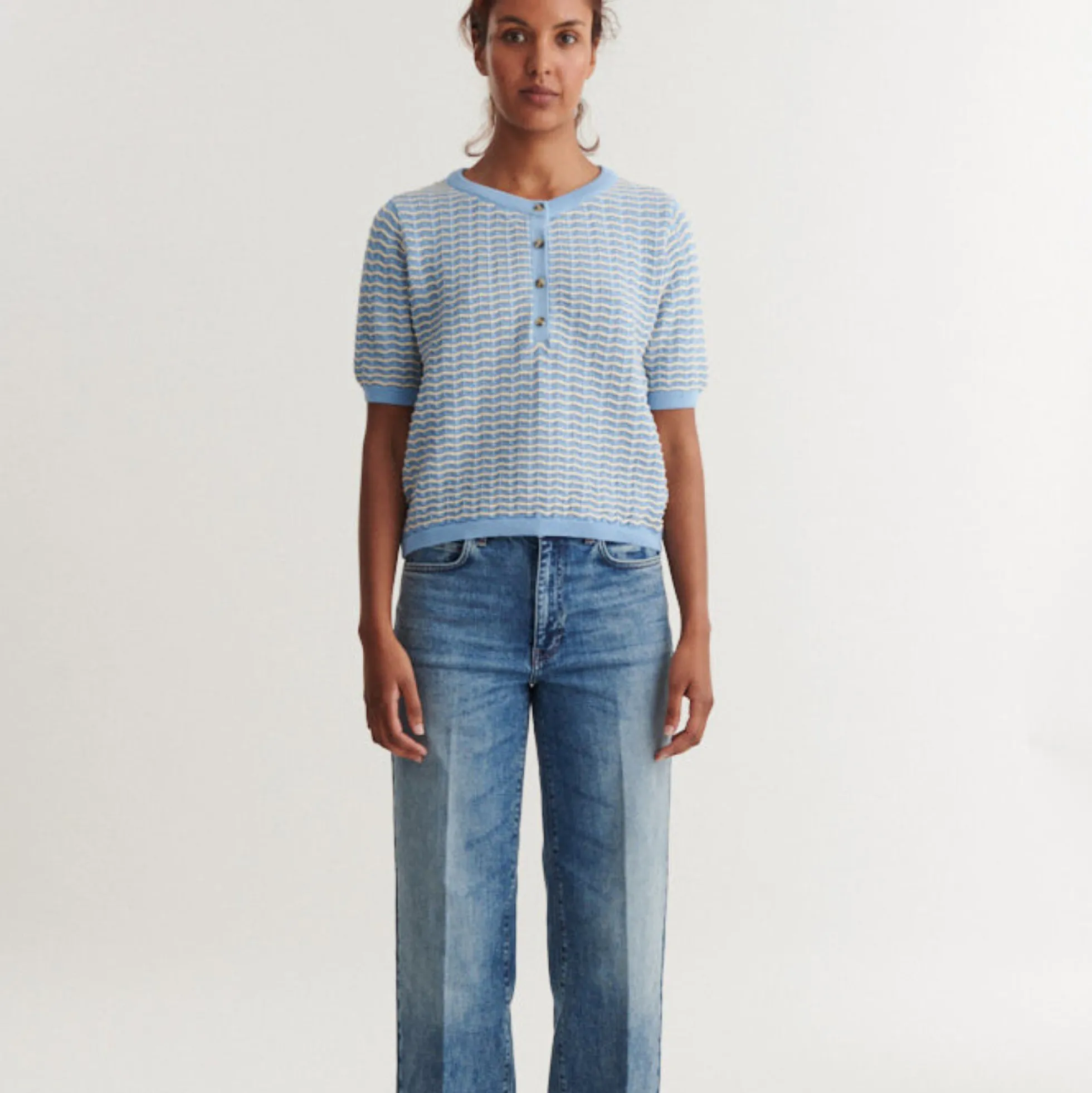 Cashi Granddad Pullover, dutch canal/birch
