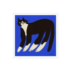 Cat in Blue