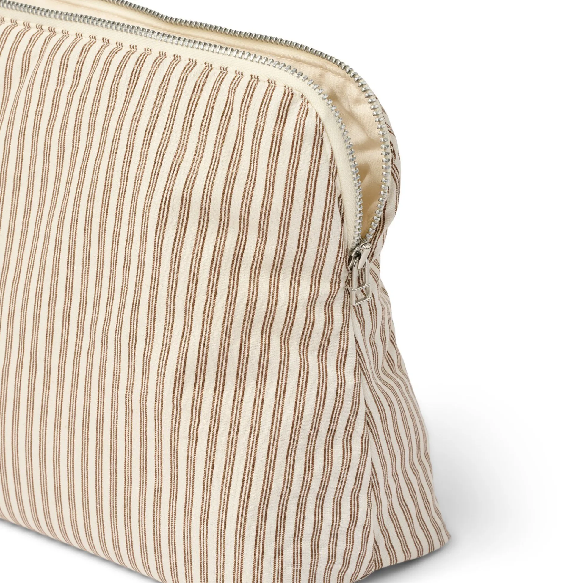 Celia toilettaske, brown beach stripe
