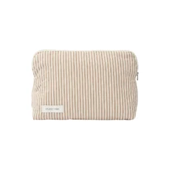 Celia toilettaske, brown beach stripe