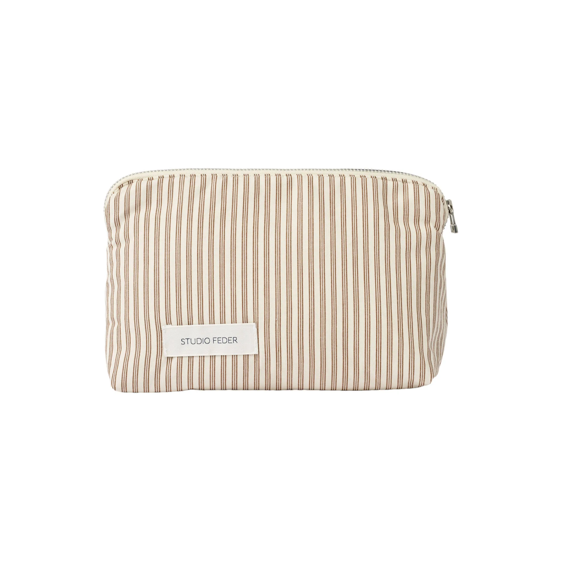 Celia toilettaske mini, brown beach stripe