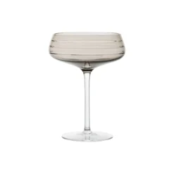 Champagne Coupe Triple Cut, smoke