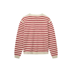Charlie striktrøje, red creme