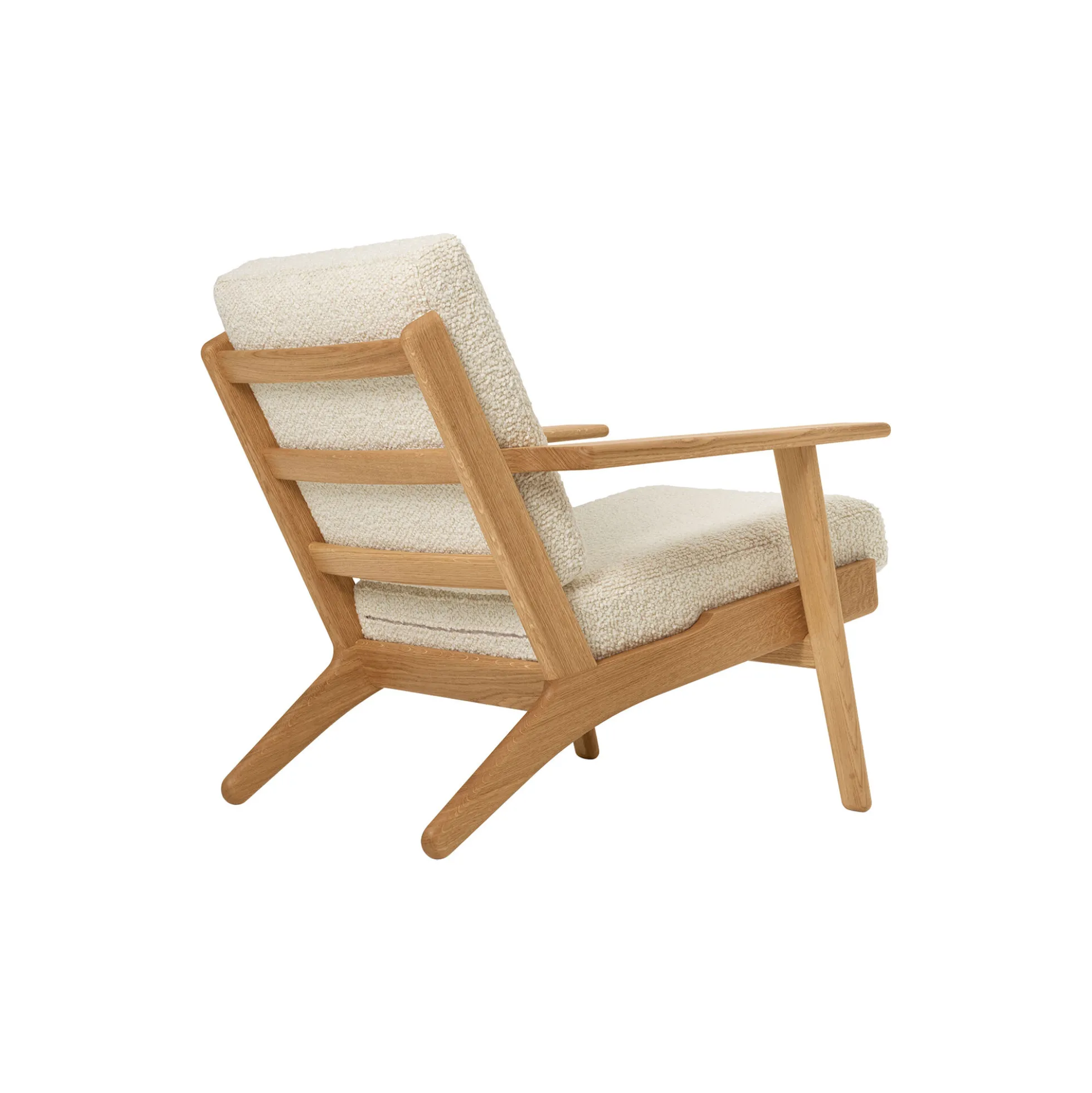 CH290 loungestol, 1501 eggshell/olieret eg