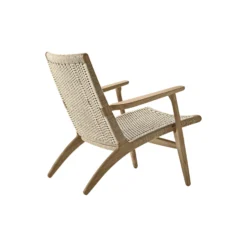 CH25 loungestol, olieret eg/natur