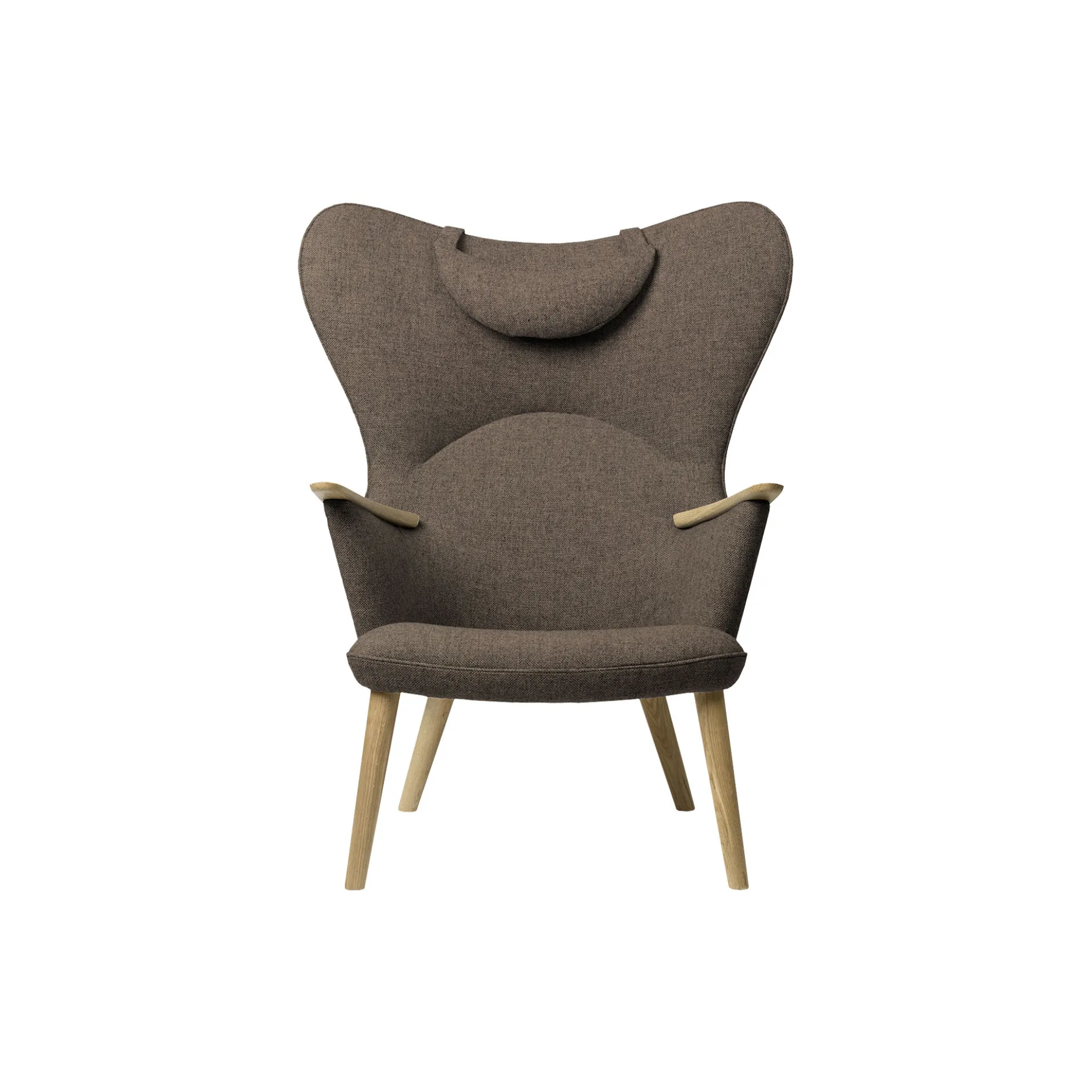 CH78 Mama Bear loungestol, brown/sæbebehandlet eg