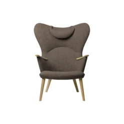CH78 Mama Bear loungestol, brown/olieret eg