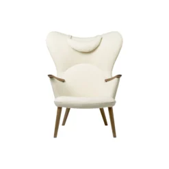 CH78 Mama Bear loungestol, cream/olieret valnød
