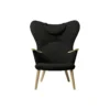 CH78 Mama Bear loungestol, dark green/olieret eg
