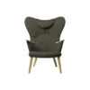 CH78 Mama Bear loungestol, green/olieret eg