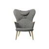 CH78 Mama Bear loungestol, grey/sæbebehandlet eg